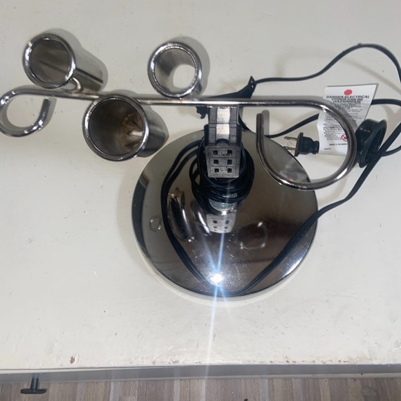 • Chrom Plated Steel with Electric curling iron blow dryer holder L6 - Picture 1 of 4